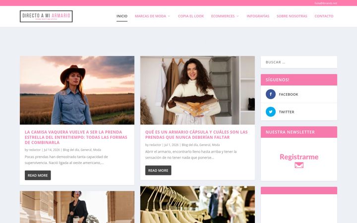 Screenshot of directoamiarmario.com