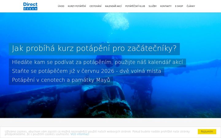 Skærmbillede af directocean.cz