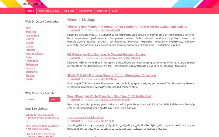 Screenshot of directoryrelt.com