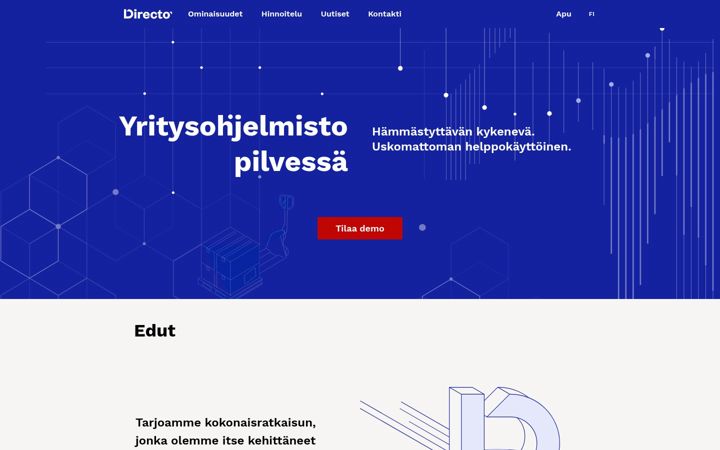 Screenshot di directosuomi.fi