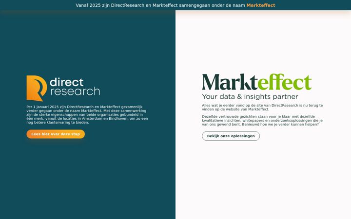 Screenshot von directresearch.nl
