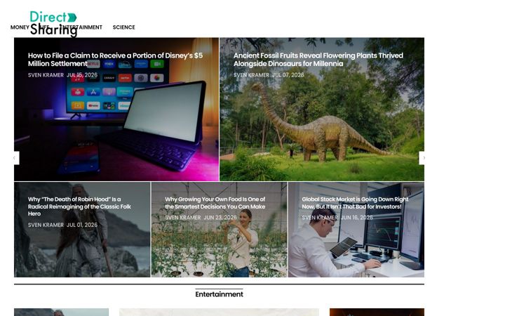 Capture d'écran de directsharing.com
