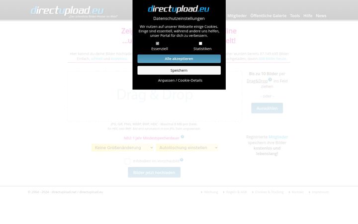 Screenshot di directupload.net