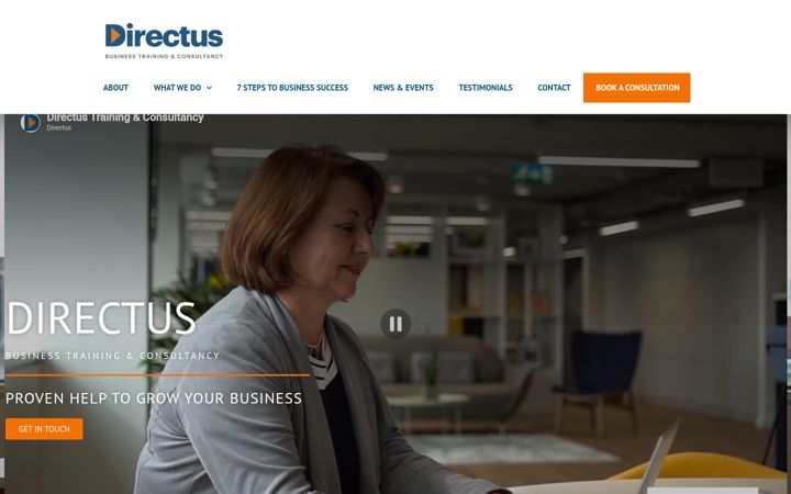 Zrzut ekranu directus-ni.co.uk