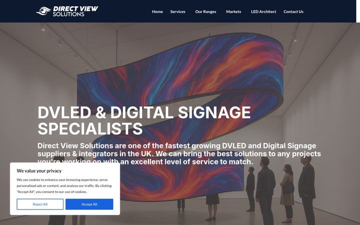 Zrzut ekranu directviewsolutions.co.uk