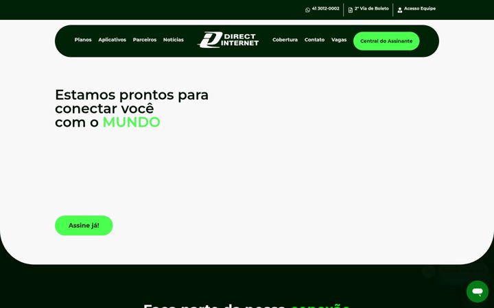 Zrzut ekranu directwifi.com.br