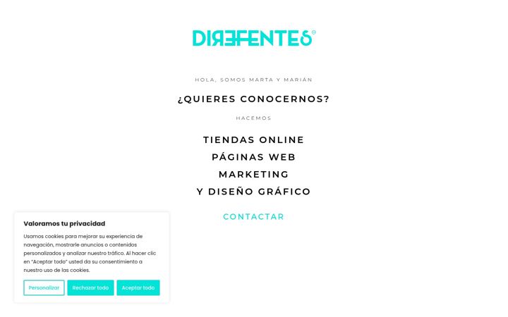 Screenshot of direfentes.com