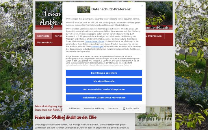 Screenshot of direkt-an-der-bluete.de
