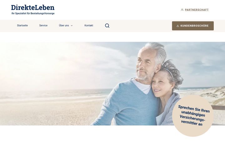 Screenshot του direkte-leben.de