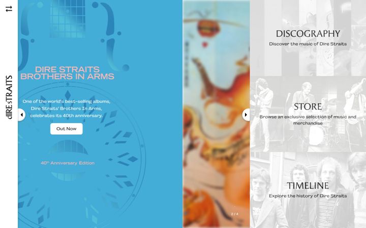 Screenshot of direstraits.com