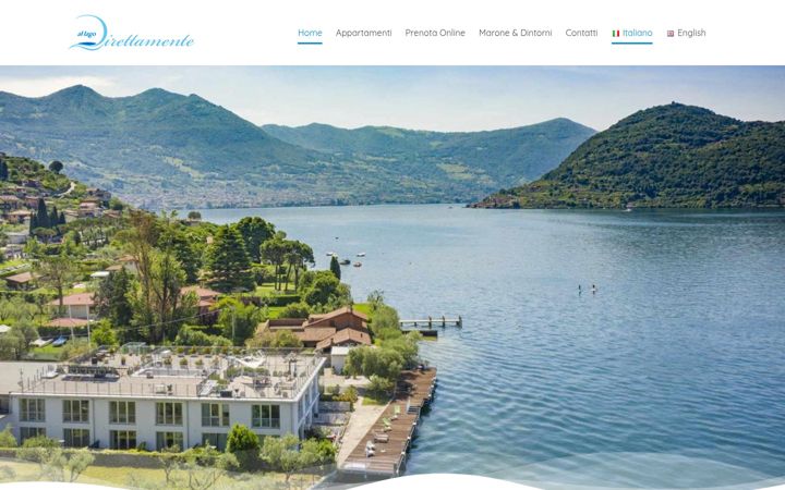 Screenshot of direttamentealago.it