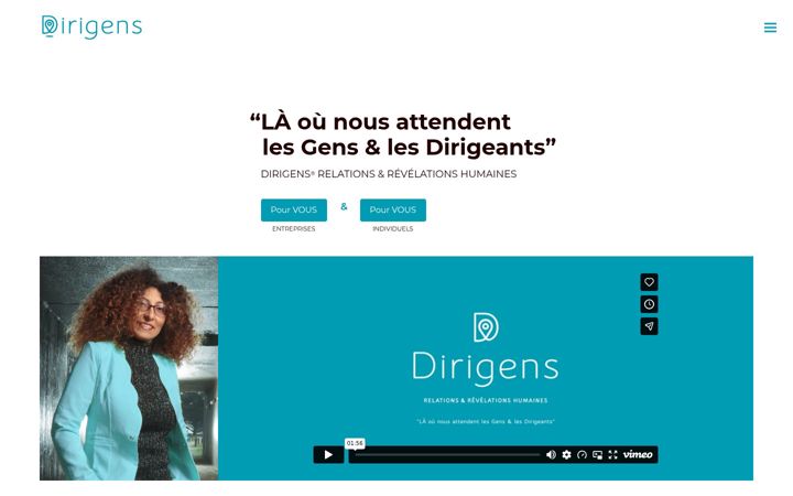 Posnetek zaslona dirigens.fr