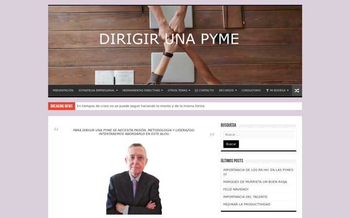 Screenshot of dirigirunapyme.com