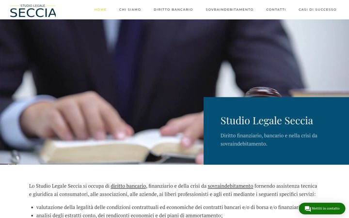 Skærmbillede af dirittobancarioseccia.it