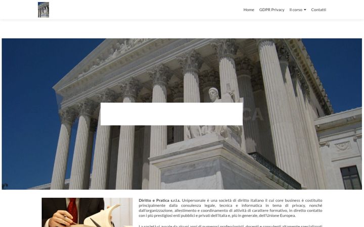 Screenshot of dirittoepratica.com
