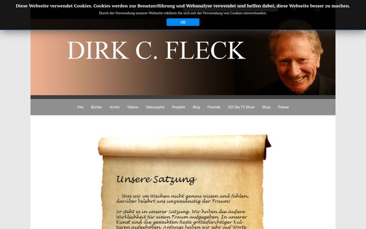 Snímek obrazovky dirk-c-fleck.de