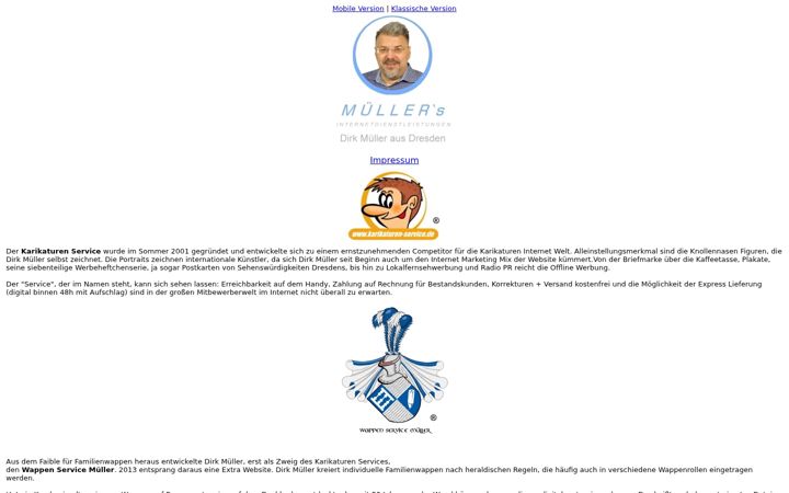 Screenshot of dirk-mueller-dresden.de