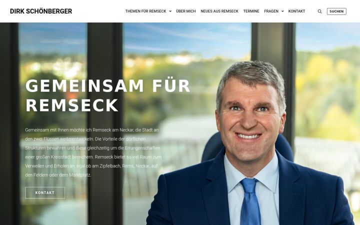 Snimka zaslona za dirk-schoenberger.de