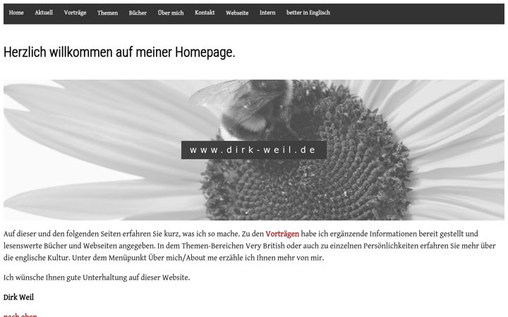 Screenshot of dirk-weil.de
