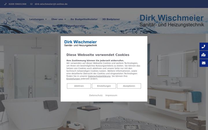 Snimka zaslona za dirk-wischmeier.de