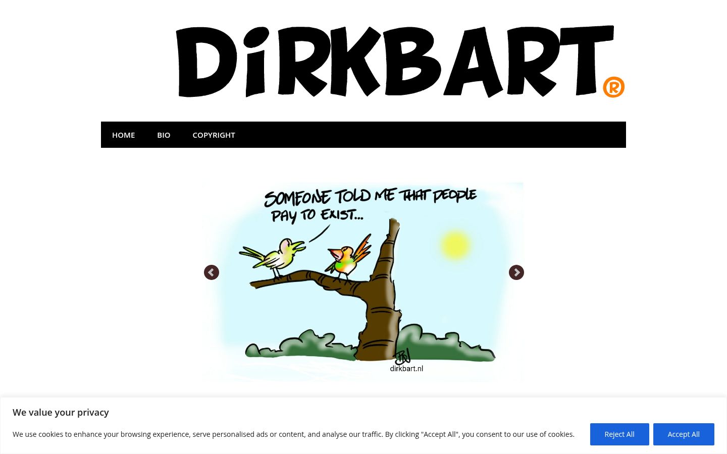 Screenshot des Einwilligungsbanners vor jeglicher Interaktion
