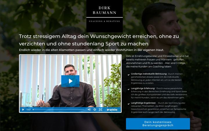 Ekraanipilt saidist dirkbaumann-fitness.de