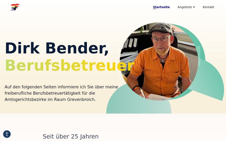 Snimka zaslona za dirkbender.de