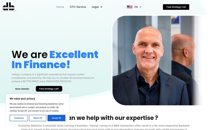Screenshot of dirkburmann.com