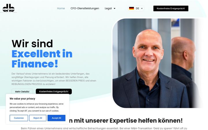 Screenshot of dirkburmann.de