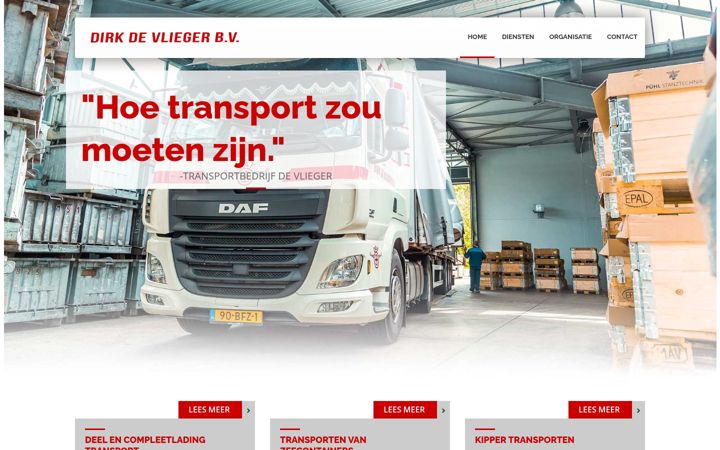 Screenshot von dirkdevlieger.nl