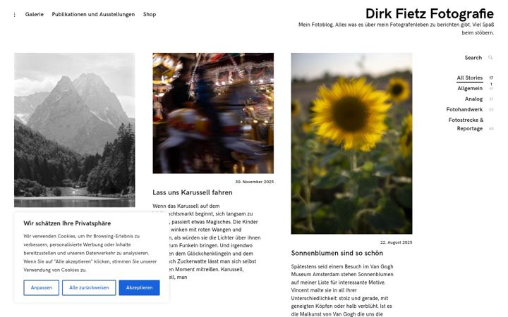 Screenshot of dirkfietz.de