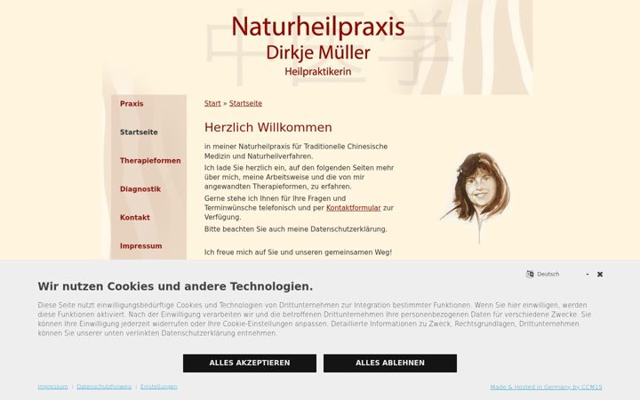 Screenshot of dirkje-mueller.de