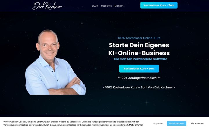 Screenshot of dirkkirchner.com