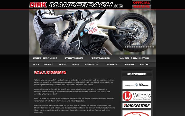 Screenshot of dirkmanderbach.com