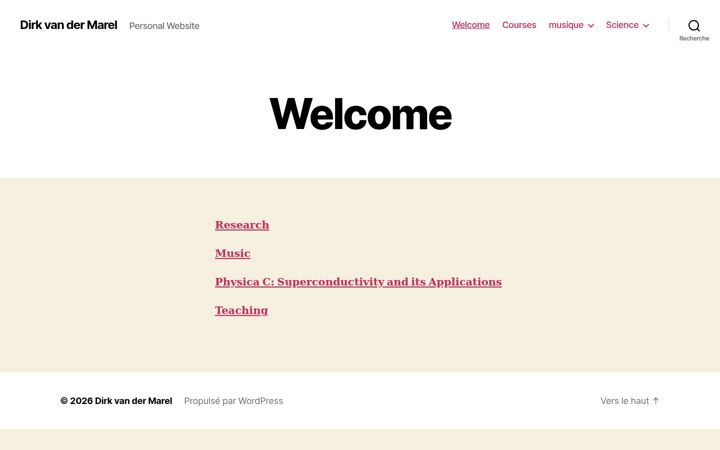 Screenshot of dirkvandermarel.ch