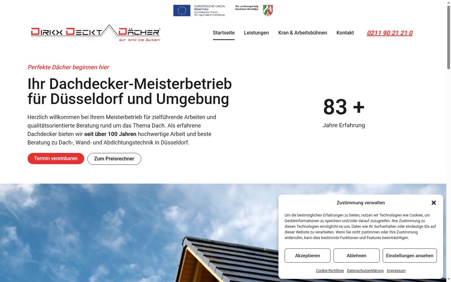 Screenshot tal-banner tal-kunsens muri qabel kwalunkwe interazzjoni