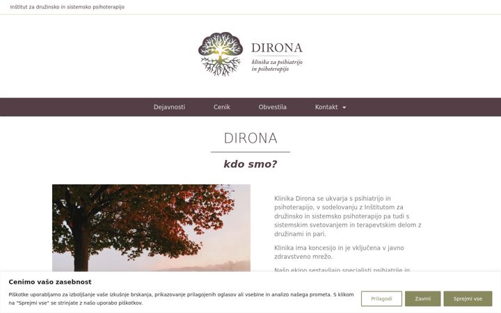 Skjámynd af dirona.si