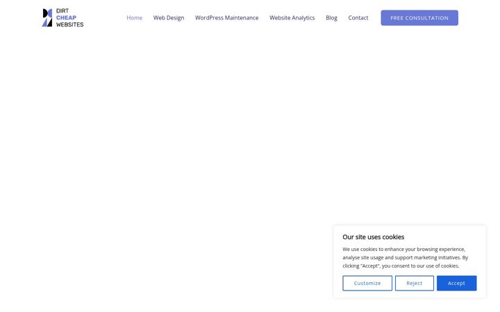 Zrzut ekranu dirtcheapwebsites.co.uk
