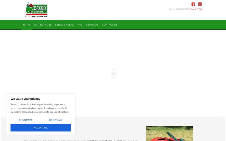 Posnetek zaslona dirtybins.com.au