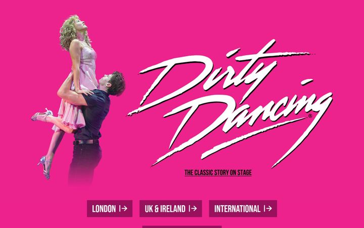 Zrzut ekranu dirtydancingonstage.co.uk
