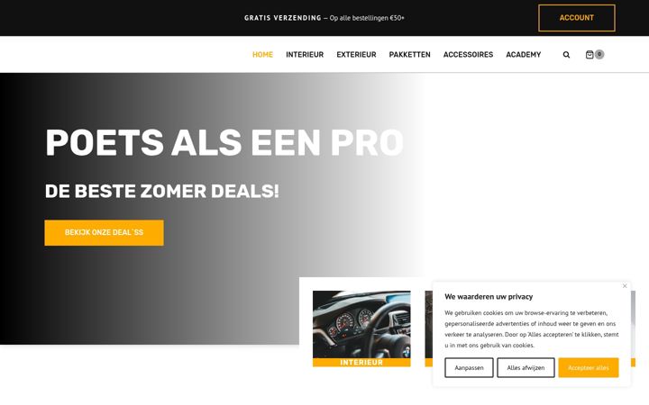 Screenshot von dirtydetailers.nl
