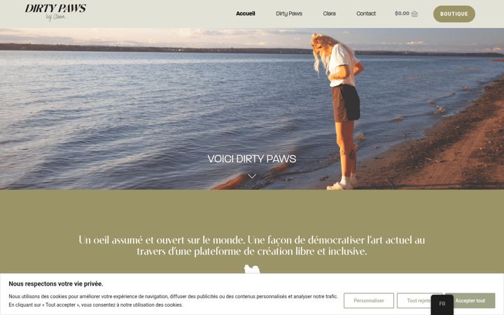 Screenshot di dirtypaws.co
