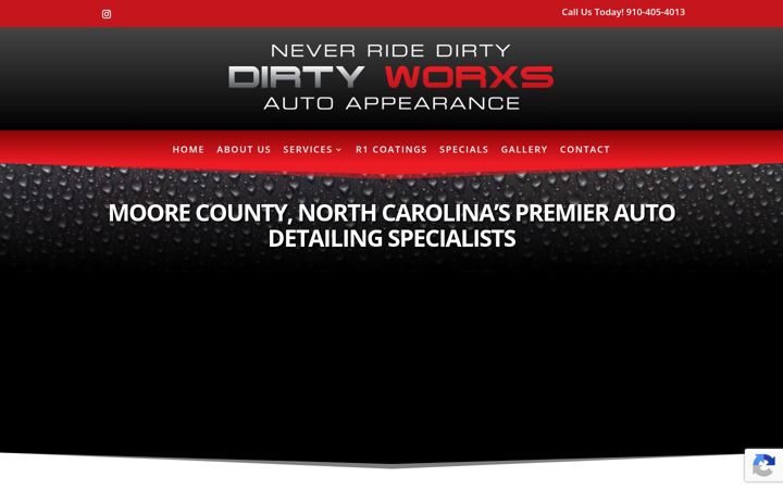 Screenshot of dirtyworxs.com