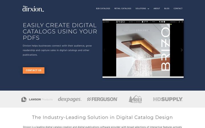 Screenshot stránky dirxion.com