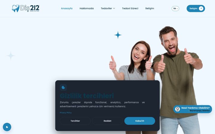 Екранна снимка на dis212.com.tr