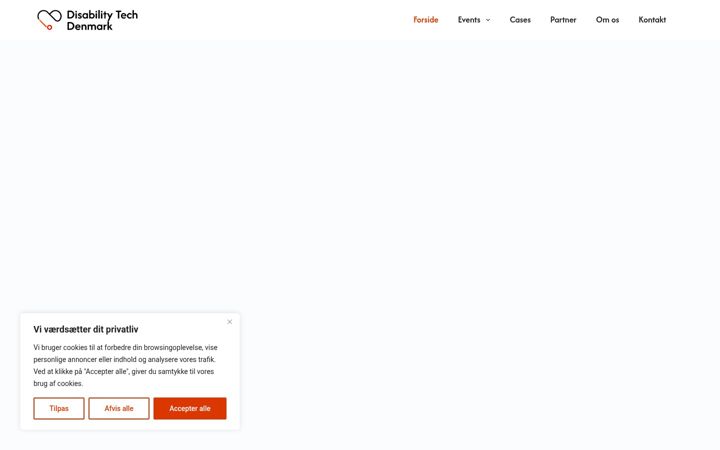 Captura de pantalla de disabilitytech.dk