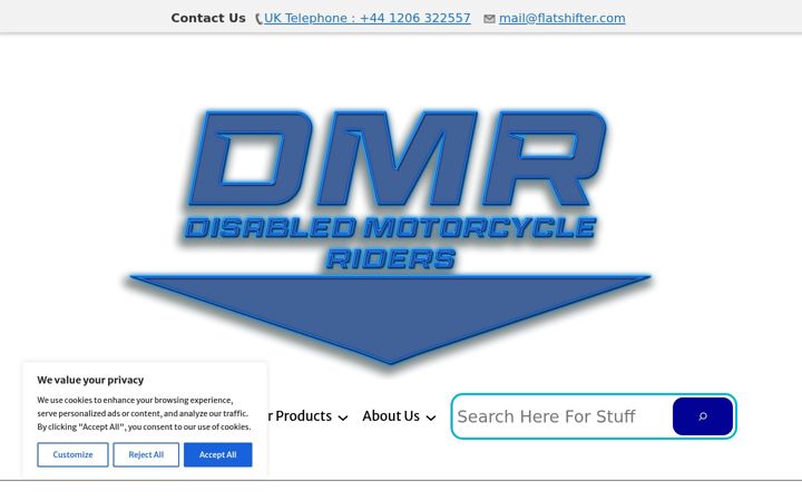 Screenshot of disabledmotorcycleriders.com