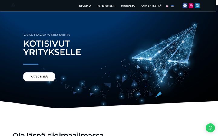 Screenshot di disain.fi