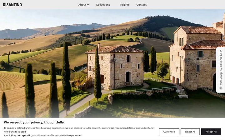 Screenshot of disantinowater.com
