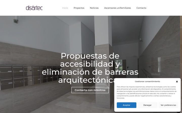 Screenshot of disartec.com